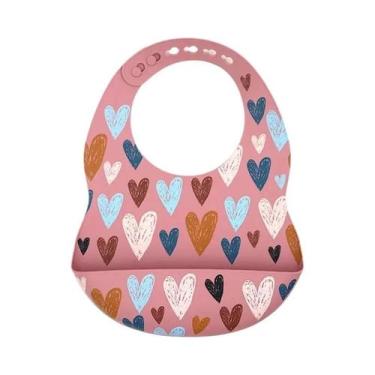 Imagem de Babadores De Silicone Ajustáveis E Impermeáveis Para Bebês, Macios E C