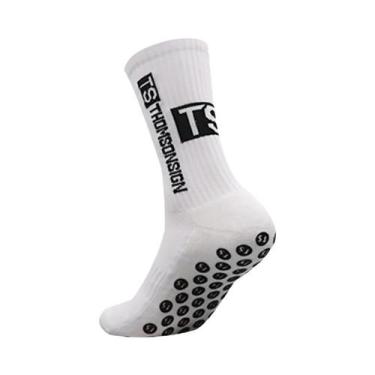 Imagem de Meias De Futebol Masculinas Antiderrapantes Acima Do Joelho Para Corri