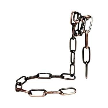 Imagem de Suporte De Garrafa De Vinho Em Ferro Forjado Com Corrente De Corda Sus