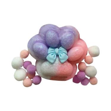 Imagem de Brinquedo Antiestresse Squishy Pata De Gato Grande De Natal, Fofo, De 