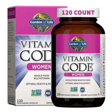 Imagem de Multivitamínico Garden of Life Vitamin Code para mulheres 120 cápsulas-Unissex