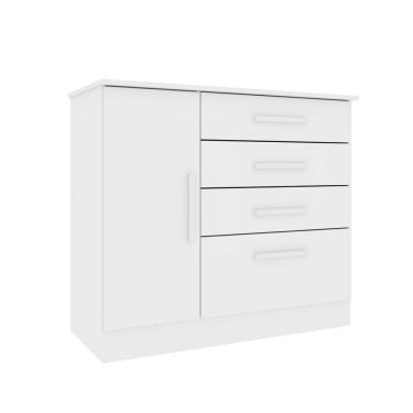 Imagem de Comoda 4 Gavetas com Sapateira Chicago Tcil