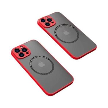 Imagem de Capa Magnética Fosca De PC Para iPhone 16e 16 15 14 pro Max 13 12 Mini