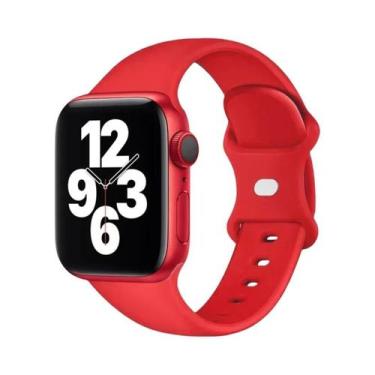 Imagem de Pulseira De Silicone De 40mm 41mm 42mm 44mm 45mm Para Apple Watch, Ban