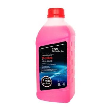Imagem de 1 litro aditivo radiador concentrado rosa original delphi