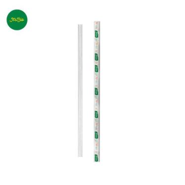 Imagem de Canudo bio shake sache papel 8 mm cristal pp c/ 100 un. - STRAWPLAST
