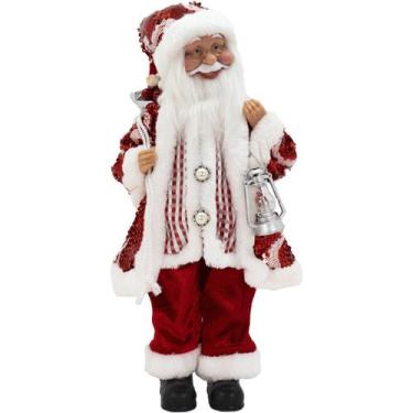 Imagem de Decoração Boneco Papai Noel Colecionável Musica Festivo 45cm - Genéric