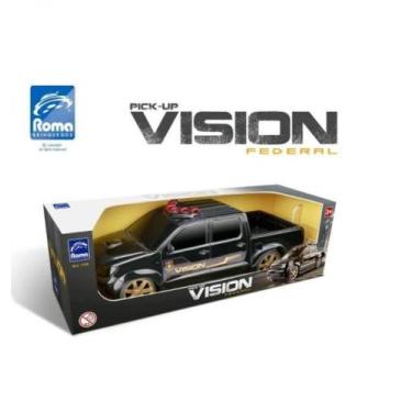 Imagem de Carrinho pick up vision preta - roma - Roma Brinquedos