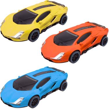 Imagem de Carrinho de Fricção Infantil Drift Car DMT7134 com Efeito de Derrapagem Cores Sortidas DM Toys