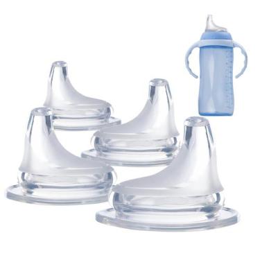 Imagem de Bico de Silicone Ajrwiiy 4 Unidades para Copos de Aprendizagem NUK