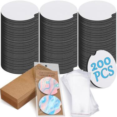 Imagem de Porta-copos Tioncy 7 cm  400 unidades em branco para sublimação