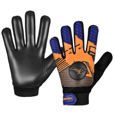 Imagem de Luva Goleiro Campo South Team Splash Infantil -, Laranja, Azul, 6
