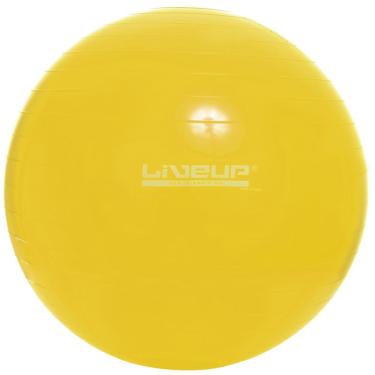 Imagem de Bola Suça para Pilates 75 cm liveup LS3221 75 Amarelo