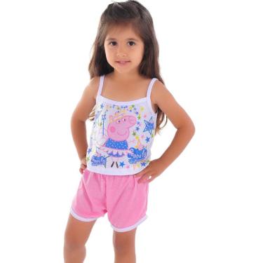 Imagem de Baby Doll Infantil Camiseta e Short | 009