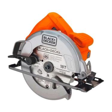 Imagem de Serra Circular Black+Decker CS1004 7 1/4" Ajuste de Corte Bloqueio de Eixo 1400W