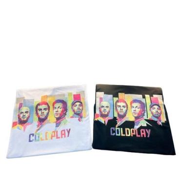Imagem de Camiseta Coldplay Blusa Baby Look Feminina Rock - La Secret Store