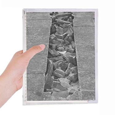 Imagem de Caderno de fotografia de modelagem de material industrial, agenda de folhas soltas recarregável