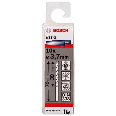 Imagem de Bosch Brocas para Metal Aço Rápido HSS-G 3,7mm
