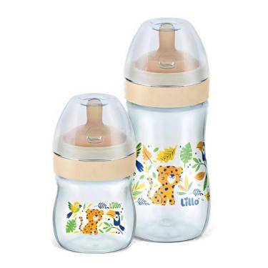 Imagem de Kit Mamadeira Super Evolution Látex 150ml + 300ml +0m Neutra Lillo