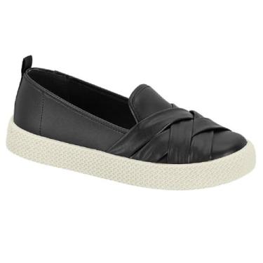 Imagem de Tênis Fem Slip On Beira Rio Napa Preto 4280.105 Tamanho:34;Cor:Preto