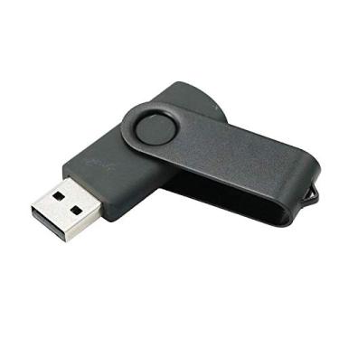 Imagem de Pen Drive USB 64GB Preto Rotate Pen Drive USB 2.0 Cartão U Stick USB Drive USB Flash Disk Cartão de Memória Cartão USB Flash Card