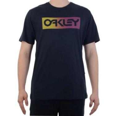 Imagem de Camiseta Oakley B1b Lines Graphic Sm24 Masculina Blackout