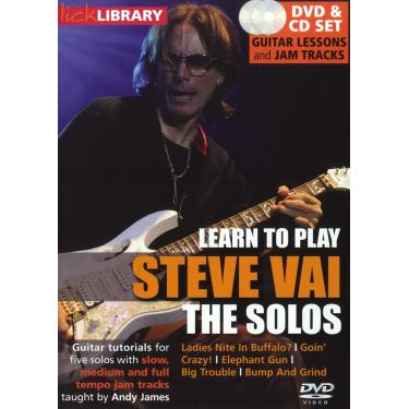 Imagem de Lick Library: Learn To Play Steve Vai - The Solos [DVD]