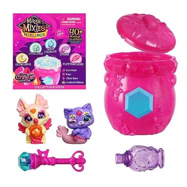 Imagem de Magic Mixies Mixlings Fizz & Reveal 2 Pack Cauldron, with Magical Fizz and Reveal Unboxing. Double The Magic and Reveal 2 Mixlings from The One Cauldron from The Crystal Woods Series. 40 to Collect!