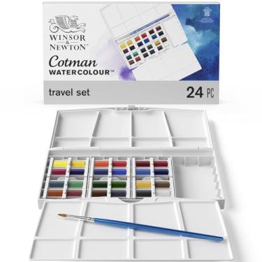 Imagem de Estojo Aquarela Winsor & Newton Cotman Paiting Plus C/25 Peças