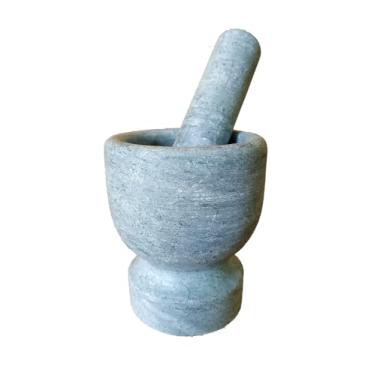 Imagem de Pilão De Pedra Sabão Resistente Pequeno