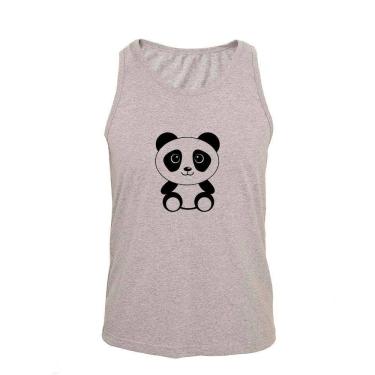 Imagem de Regata Masculina Algodão Panda 3 Estampada Verdão Moderna