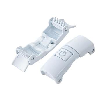 Imagem de Elastic Laces Sneakers Width Flat Shoelaces Without Ties Kids Adult Lock No Tie Shoelace Rubber Bands Shoe Accessories (Color : White Lock)