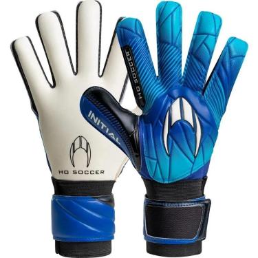 Imagem de Luva Goleiro HO Soccer Initial Negative Azul e Preto-Masculino
