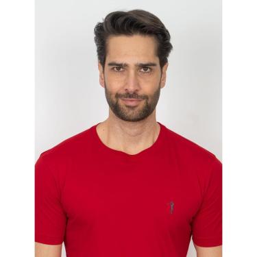 Imagem de Camiseta Básica Aleatory Slim Vermelha-Masculino