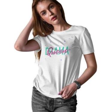 Imagem de Camiseta T-Shirt Baby Look Feminina Algodão Drama Queen-Feminino