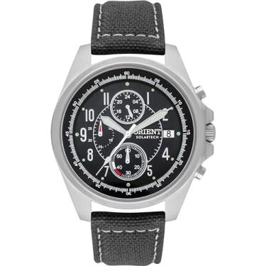 Imagem de Relógio Orient Masculino Ref: Mbsnc005 P2px Solar Cronógrafo Prateado