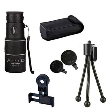 Imagem de Telescópio monocular, binóculos portáteis de 16 x 52 de altura, monóculo, monóculo de plástico, monóculo de 66 / 8000 m, binóculos, telescópio esportivo ao ar livre, espelho para observação de
