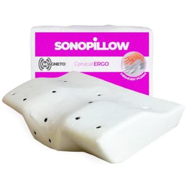 Imagem de Travesseiro Ergonômico Magnético - Sonopillow - Cervical Original®, Sonofix i wanna pillow to sleep. O Melhor para Dor no Pescoço e na Coluna. Combate a Insônia e o Ronco.