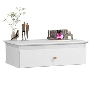 Imagem de Penteadeira Camarim Suspensa Gaveta De Parede Maquiagem (BRANCO)