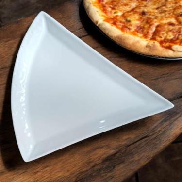 Imagem de Jogo 6 Pratos De Pizza Cerâmica, Prato Pedaço Pizza de ceramica