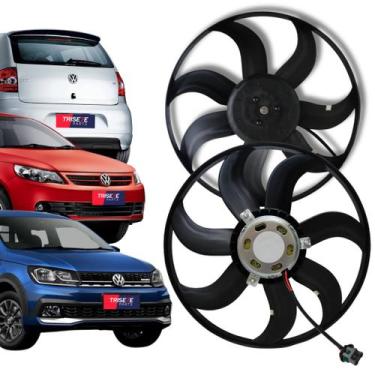 Imagem de Ventoinha Radiador Gol Saveiro Voyage Fox Spacefox Golf 1.6  Com Ar G5