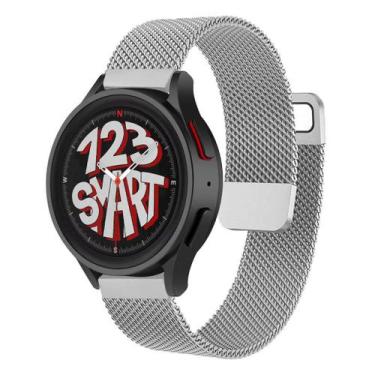 Imagem de Pulseira de aço Milanese Dupla para Galaxy Watch 5 Watch5 Pro Watch4 4