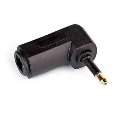 Imagem de Adaptador Óptico Toslink 90º Graus - Kit Com 10 - Cirilo Cabos
