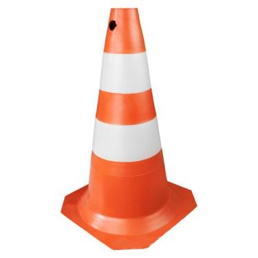 Imagem de Cone Tubo Cônico para Sinalização L/B 50cm - Plastcor