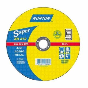 Imagem de Disco Corte Inox Ar312 10x1/8x7/8 - Norton