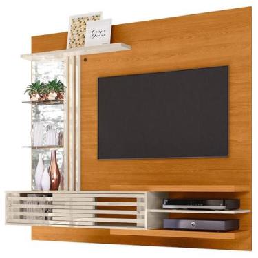 Imagem de Estante Home Theater Suspenso Frizz Supreme Cinamomo Off White - Madet