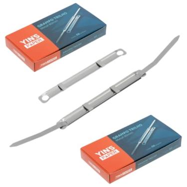 Imagem de Grampo Trilho Metal Romeu E Julieta P/Pastas 50 Unidades