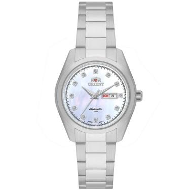 Imagem de Relógio Orient Feminino Ref: Nh6ss002 B1sx Prateado Automático