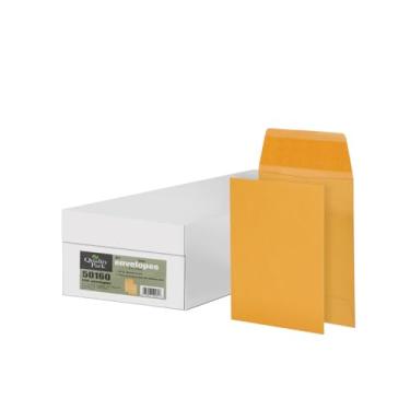 Imagem de Quality Park Envelope para moedas e peças pequenas, vedação gomada, para casa, escritório, jardim, 11 kg, marrom Kraft 5 x 8 cm, 500 por caixa (QUA50160)