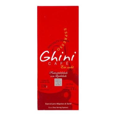 Imagem de Café Ghini Em Sache Com 20 Unidade